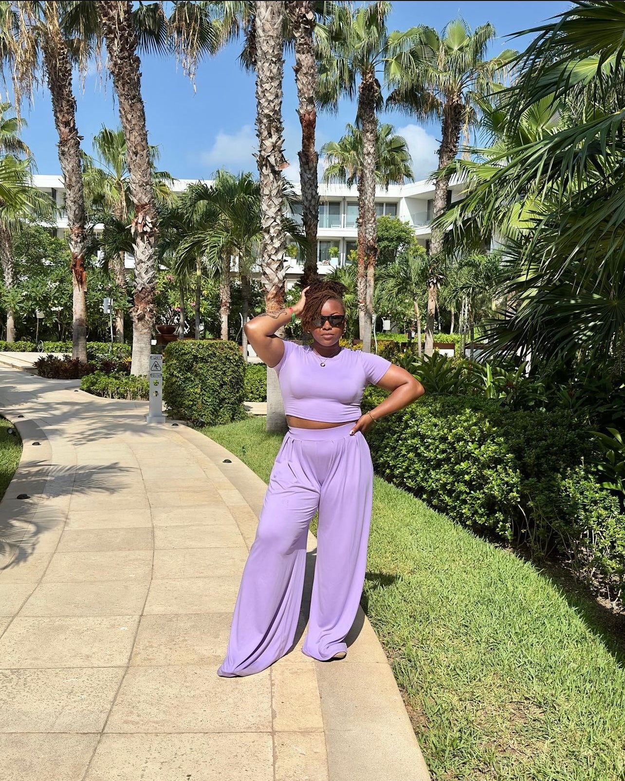 Luxe Wide Leg and Crop Top Set